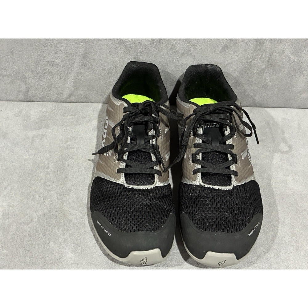 Inov-8 Women's Bare-XF 210 V2 Cross Trainer Shoes Grey Black US 10.5